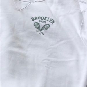 abercrombie brooklyn sport vintage white pullover
